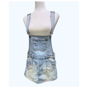 HINT JEANS Denim Overall Dress Jumper Junior Size 3